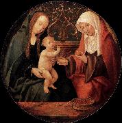 Willem Cornelisz. Duyster Virgin and Child with St Anne Sweden oil painting artist